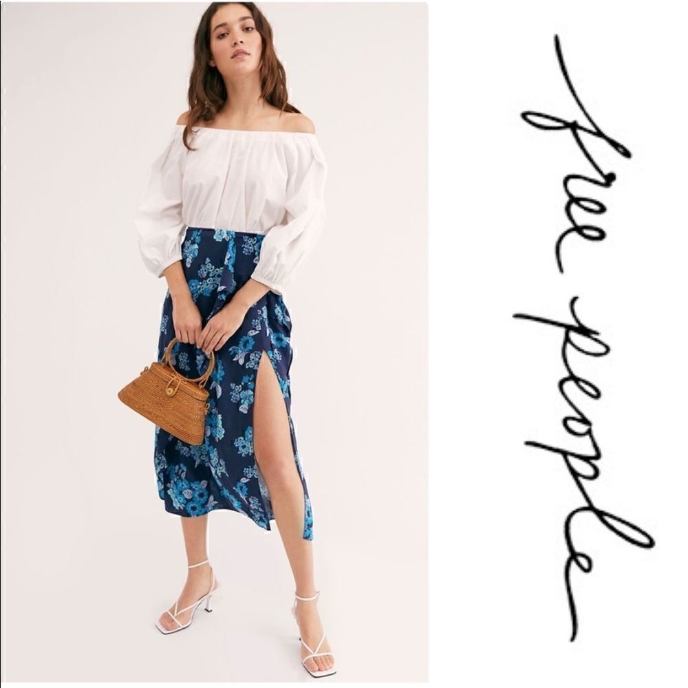 Free people Sunray Sarong Wrap Skirt Size 10